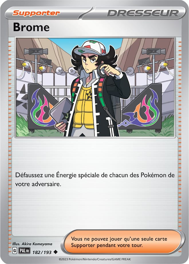 Brome – 182/193 – Carte Pokémon Évolutions à Paldea EV02 (Reverse)