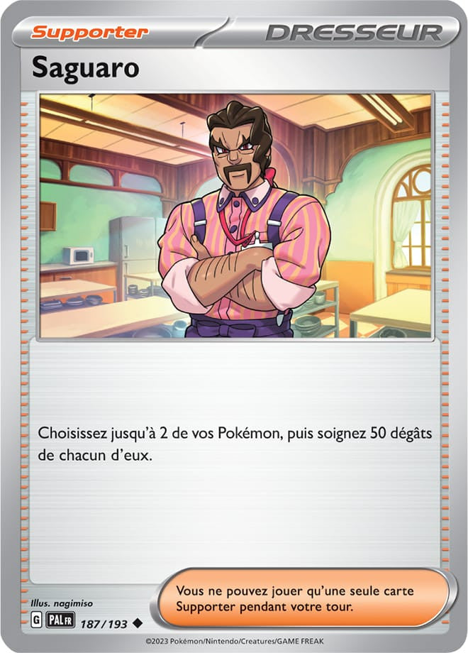 Saguaro – 187/193 – Carte Pokémon Évolutions à Paldea EV02 (Reverse)