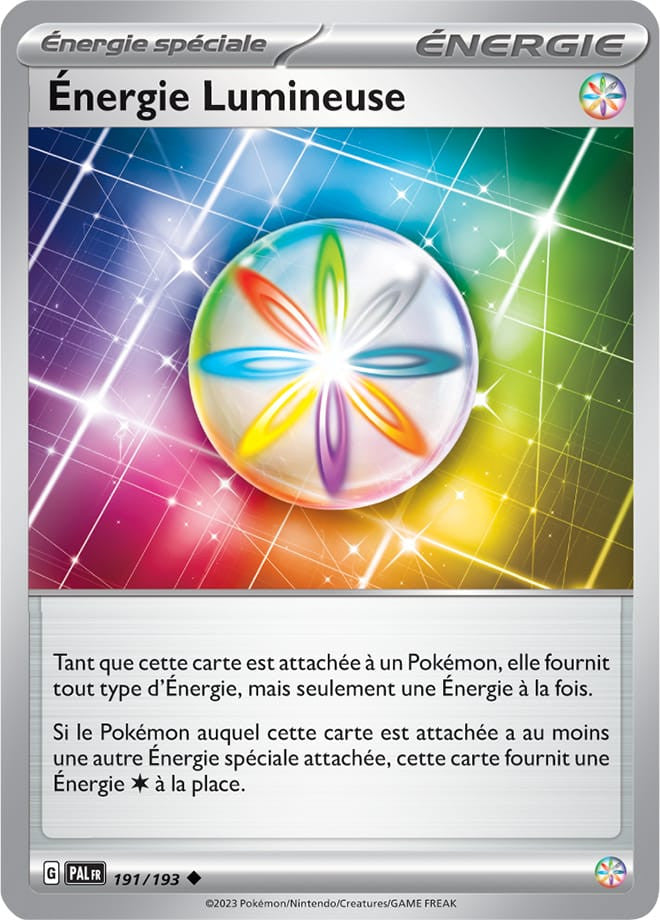 Énergie Lumineuse – 191/193 – Carte Pokémon Évolutions à Paldea EV02 (Normale)