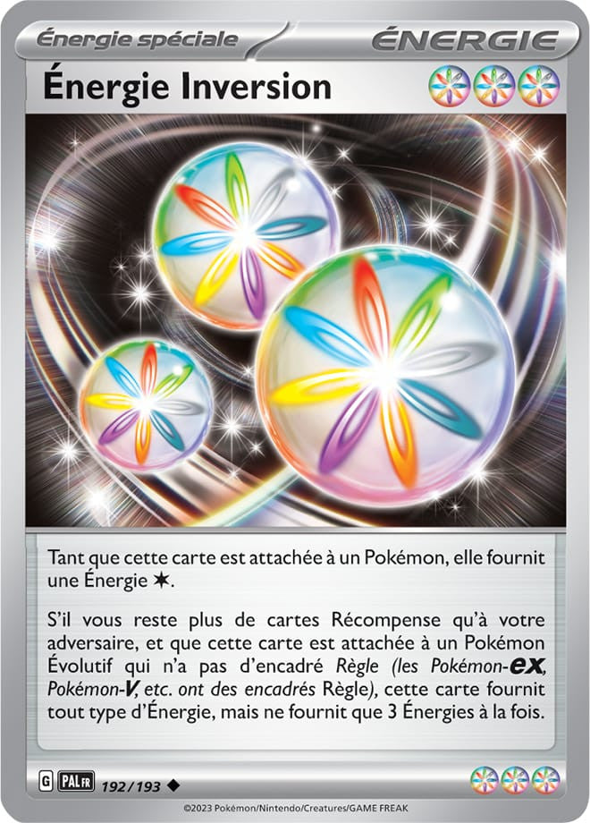 Énergie Inversion – 192/193 – Carte Pokémon Évolutions à Paldea EV02 (Reverse)
