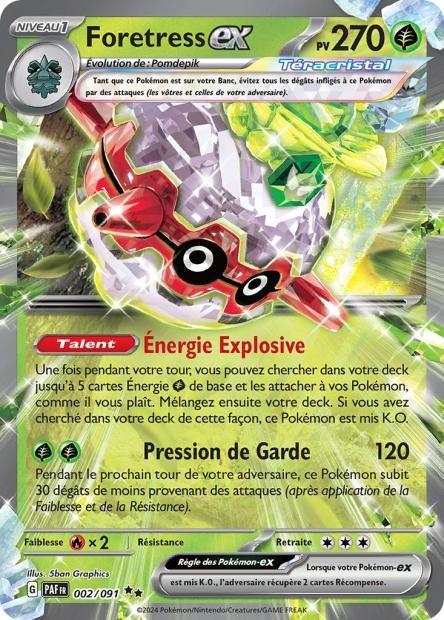 Foretress EX – 002/091 – Destinées de Paldea
