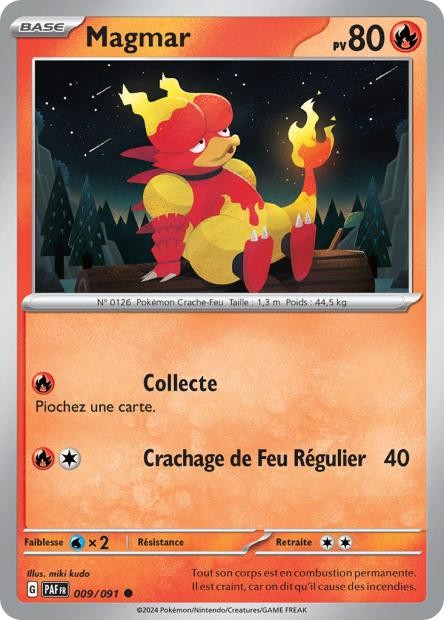 Magmar – 009/091 – Destinées de Paldea (Reverse)