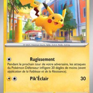 Pikachu - 018/091 - Destinées de Paldea (Reverse)