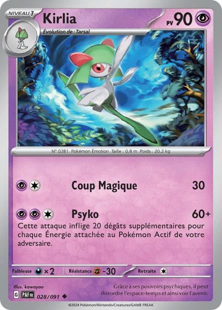 Kirlia – 028/091 – Destinées de Paldea (Normale)