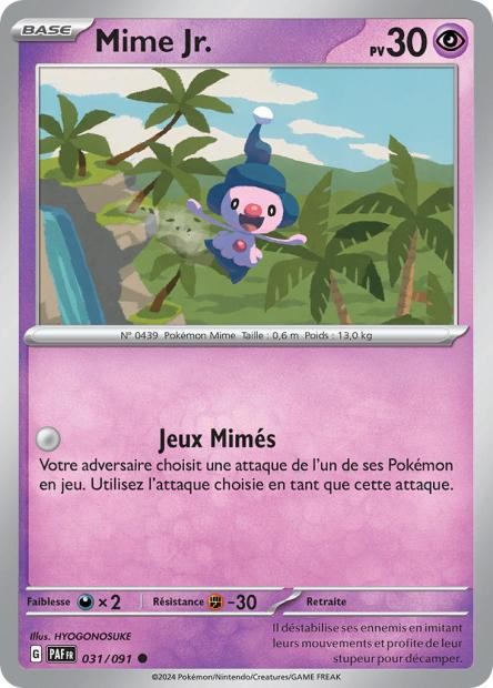 Mime Jr. – 031/091 – Destinées de Paldea (Normale)