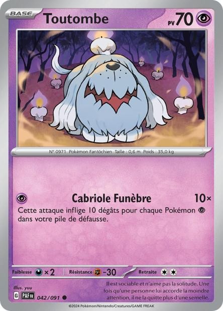 Toutombe – 042/091 – Destinées de Paldea (Normale)