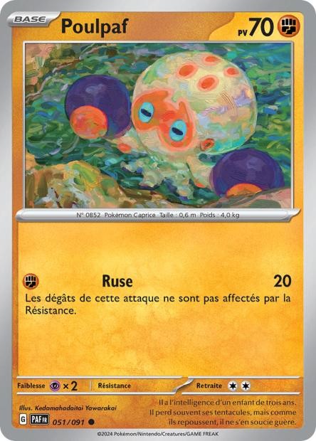 Poulpaf – 051/091 – Destinées de Paldea (Reverse)