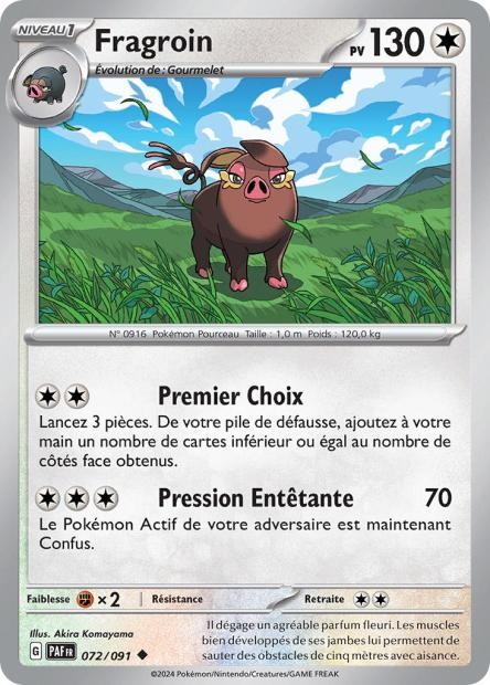 Fragroin – 072/091 – Destinées de Paldea (Reverse)