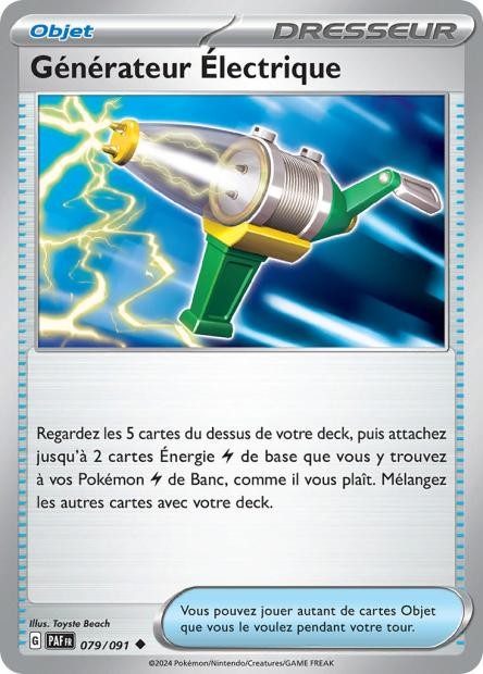 Générateur Électrique – 079/091 – Destinées de Paldea (Reverse)