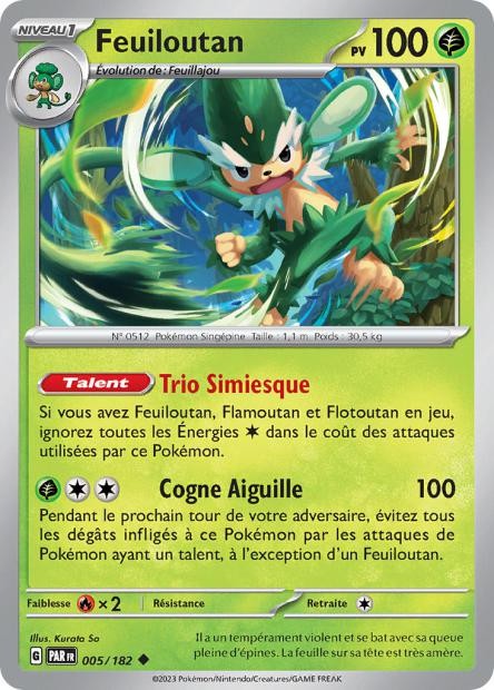 Feuilloutan – 005/182 – Faille Paradoxe (Reverse)