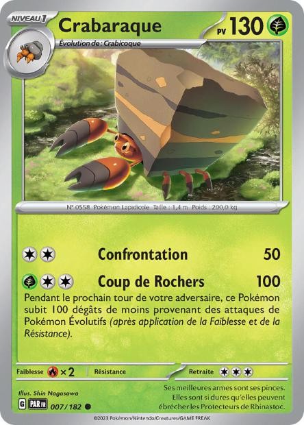 Crabaraque – 007/182 – Faille Paradoxe (Normale)