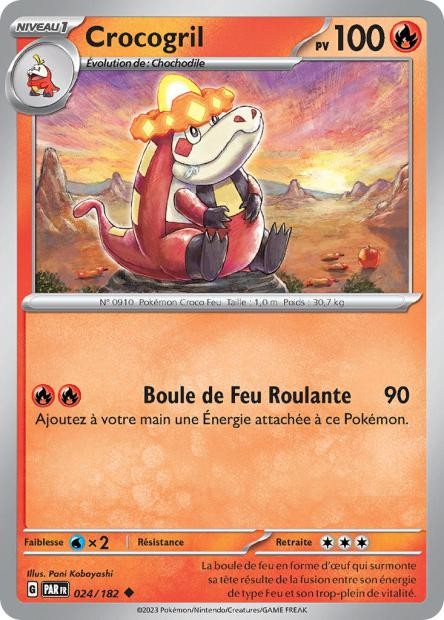 Crocogril – 024/182 – Faille Paradoxe (Reverse)