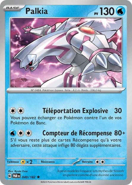 Palkia – 040/182- Faille Paradoxe (Normale)