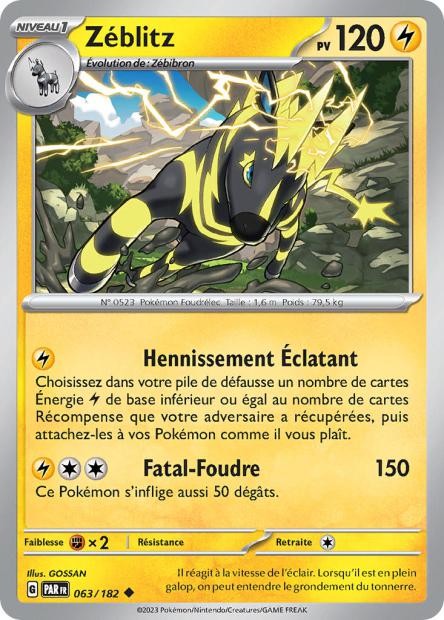 Zéblitz – 063/182 – Faille Paradoxe (Reverse)