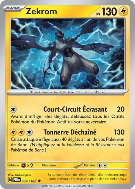 Zekrom – 066/182 – Faille Paradoxe (Reverse)