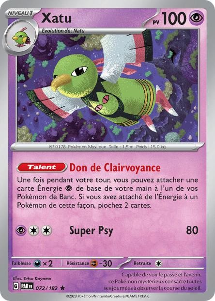 Xatu – 072/182 – Faille Paradoxe (Normale)