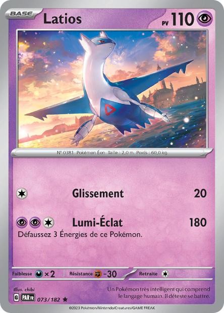 Latios – 073/182 – Faille Paradoxe (Normale)