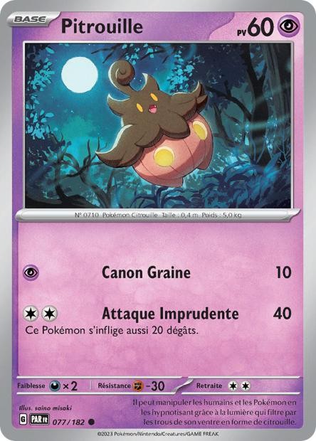 Pitrouille – 077/182 – Faille Paradoxe (Reverse)