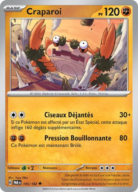Craparoi – 105/182 – Faille Paradoxe (Reverse)