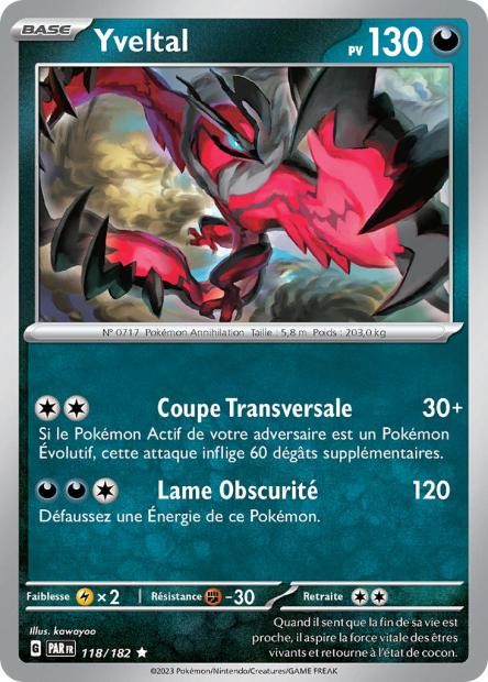 Yveltal – 118/182 – Faille Paradoxe (Normale)
