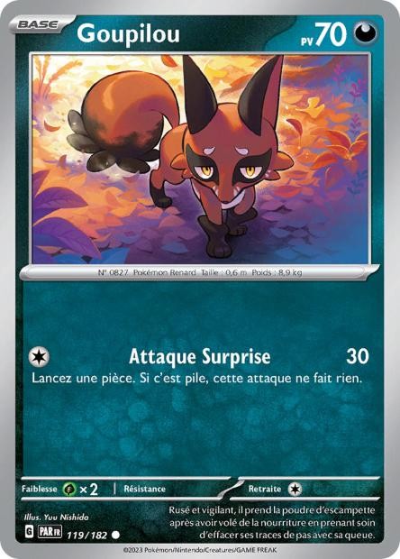 Goupilou – 119/182 – Faille Paradoxe (Normale)