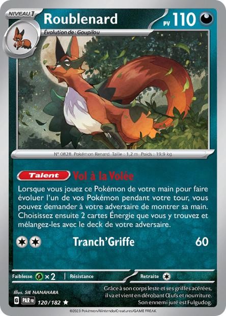 Roublenard – 120/182 – Faille Paradoxe (Reverse)