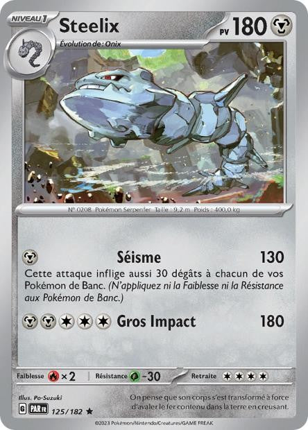 Steelix – 125/182 – Faille Paradoxe (Normale)