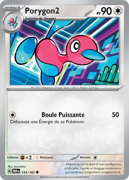 Porygon2 – 143/182 – Faille Paradoxe (Reverse)