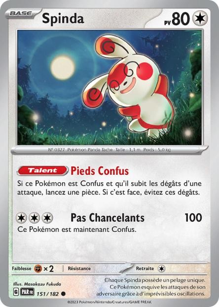 Spinda – 151/182 – Faille Paradoxe (Normale)