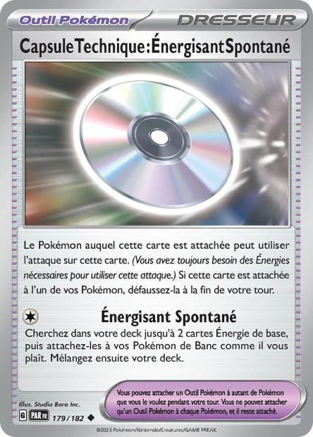 Capsule Technique : Énergisant Spontané – 179/182 – Faille Paradoxe (Reverse)