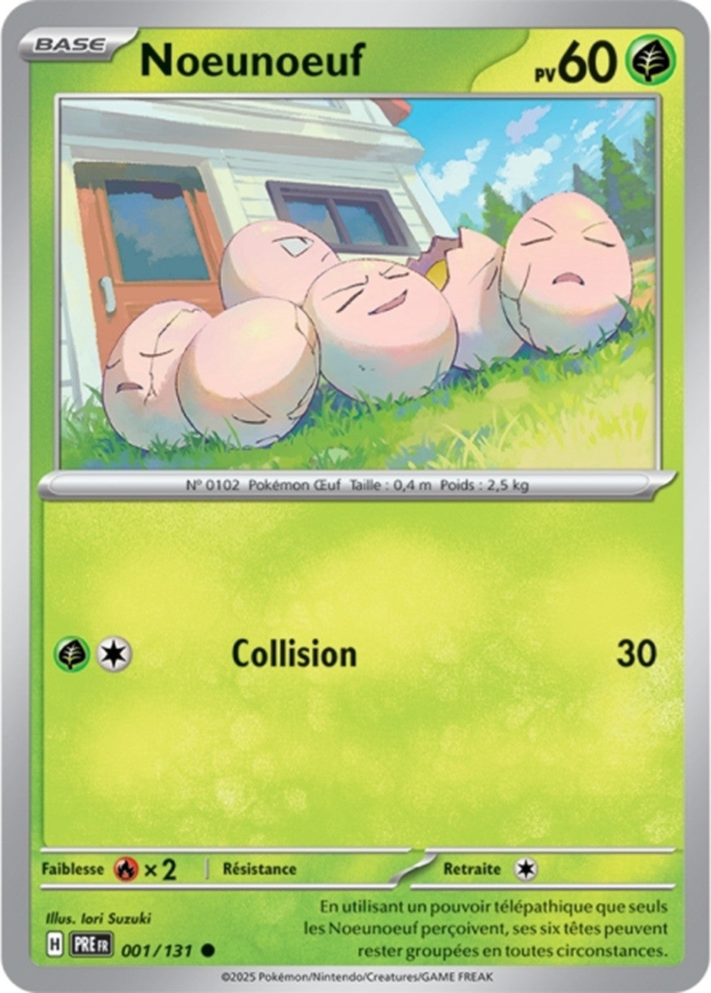 Pokémon – Noeunoeuf (PRE 001/131) – Évolutions Prismatiques