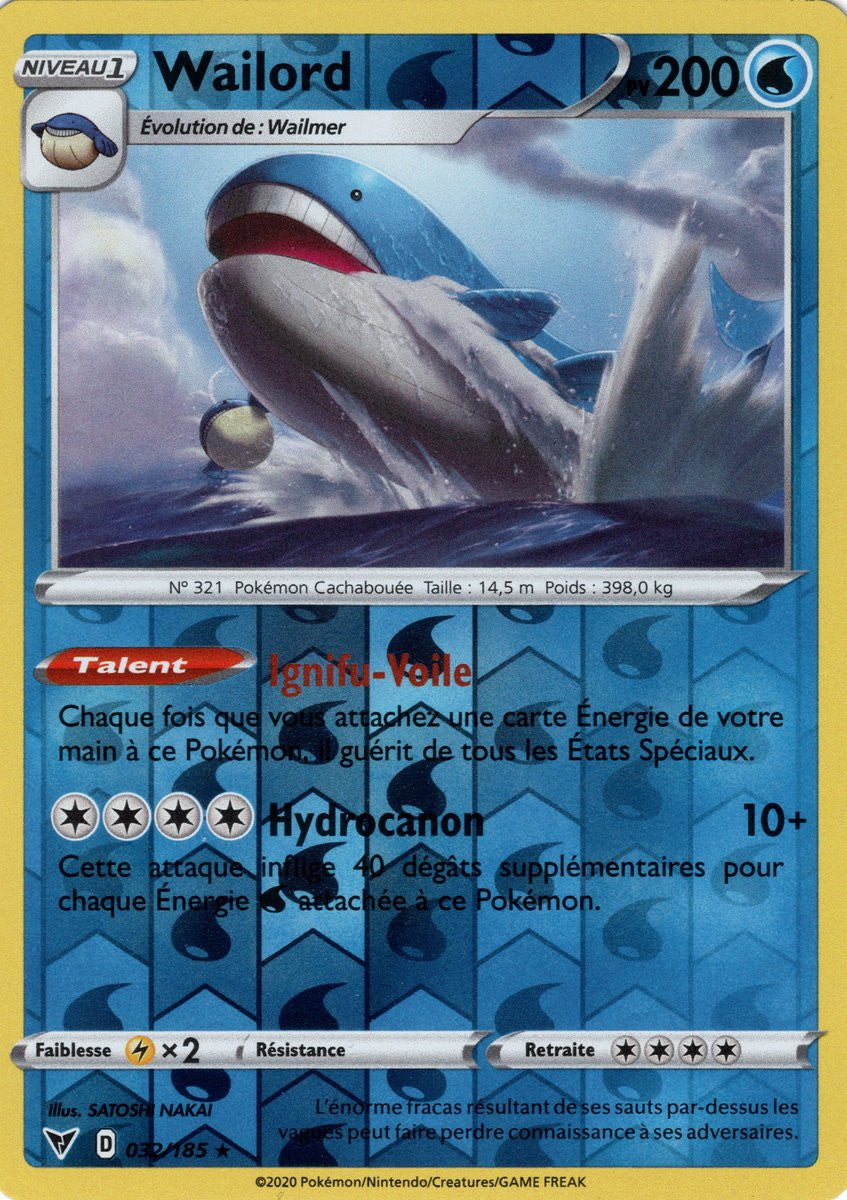 Wailord Reverse – 032/185 R – EB04