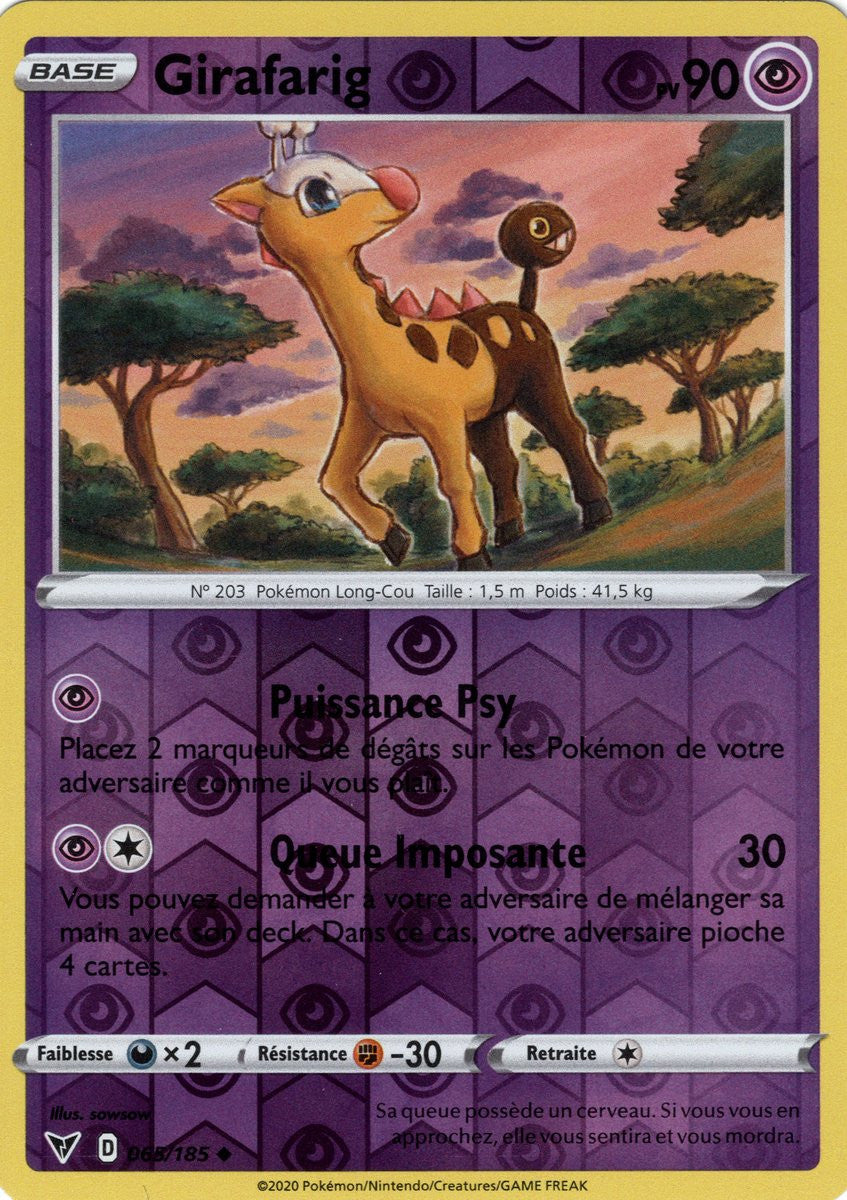 Girafarig Reverse – 065/185 R – EB04