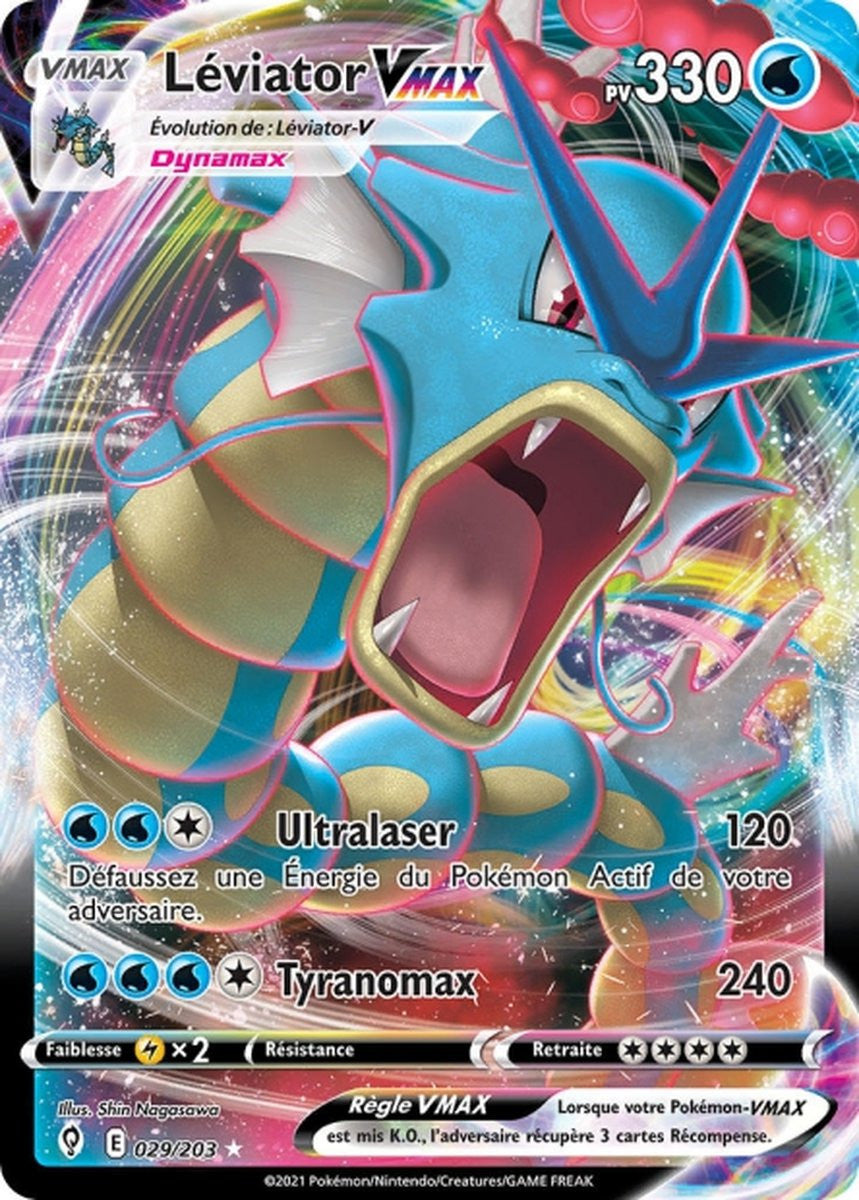Léviator VMAX – EB07 029/203 – Évolution Céleste SWSH07 – Cartes Pokémon