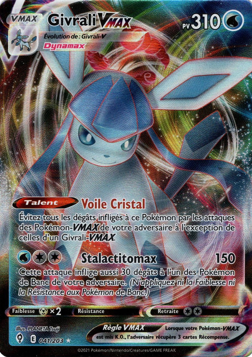 Givrali VMAX – EB07 041/203 – Évolution Céleste SWSH07 – Cartes Pokémon