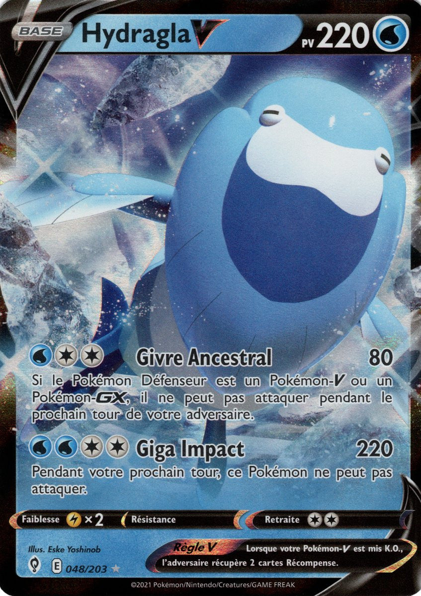 Hydragla V – EB07 048/203 – Évolution Céleste SWSH07 – Cartes Pokémon