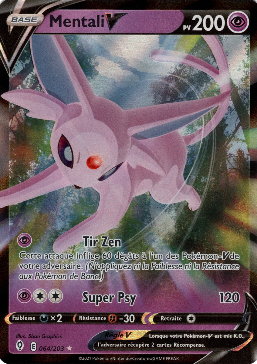 Mentali V – EB07 064/203 – Évolution Céleste SWSH07 – Cartes Pokémon