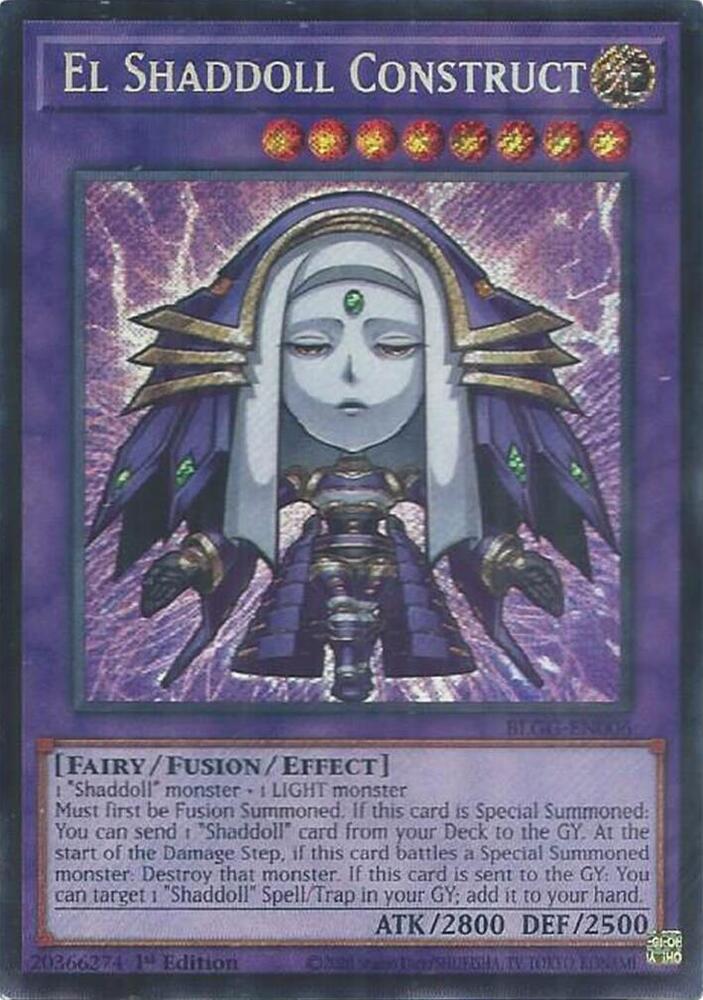 Yu-Gi-Oh! Construction Marionnette de l&rsquo;Ombre El : SE BLGG-FR006