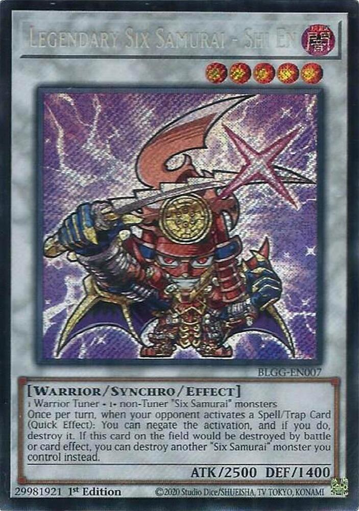 Yu-Gi-Oh! Six Samouraïs Légendaires – Shi En : SE BLGG-FR007