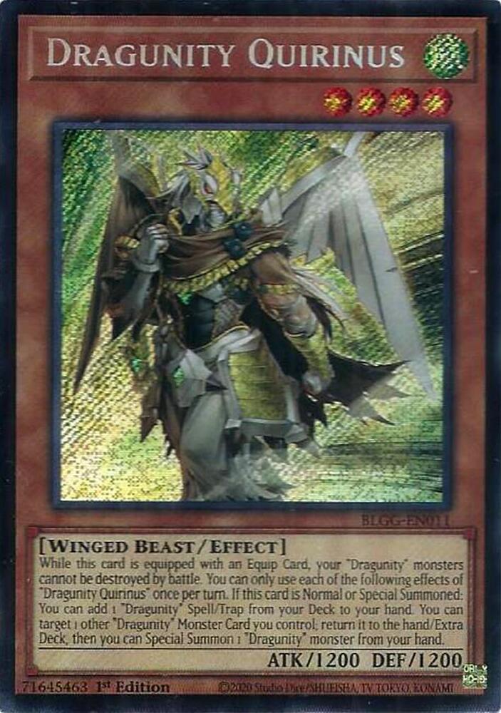 Yu-Gi-Oh! Quirinus Dragunité : SE BLGG-FR011