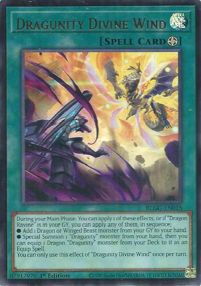 Yu-Gi-Oh! Vent Divin Dragunité : UR BLGG-FR015