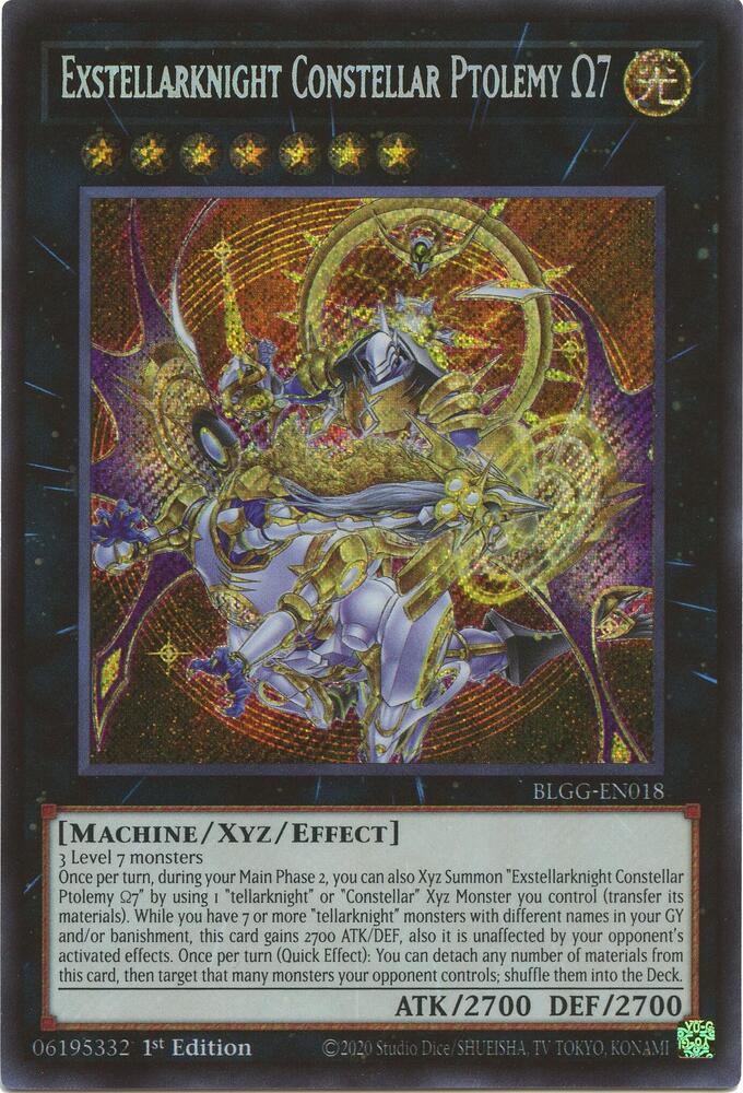 Yu-Gi-Oh! Exstellchevalier Ptolemy Ω7 de la Constellée : SE BLGG-FR018