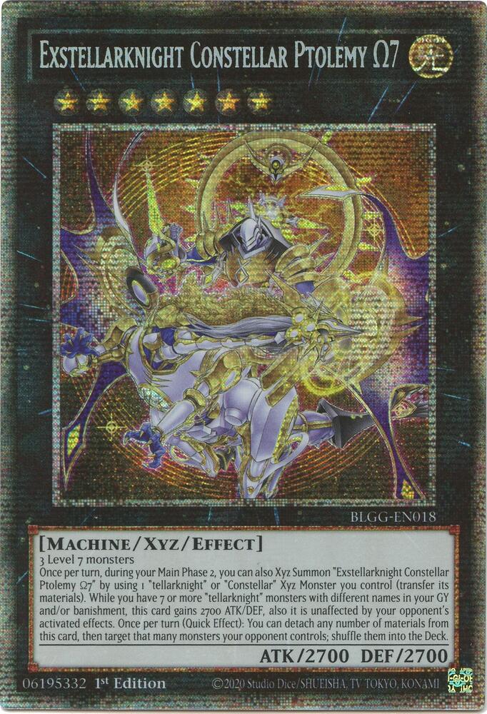 Yu-Gi-Oh! Exstellchevalier Ptolemy Ω7 de la Constellée : STAR BLGG-FR018