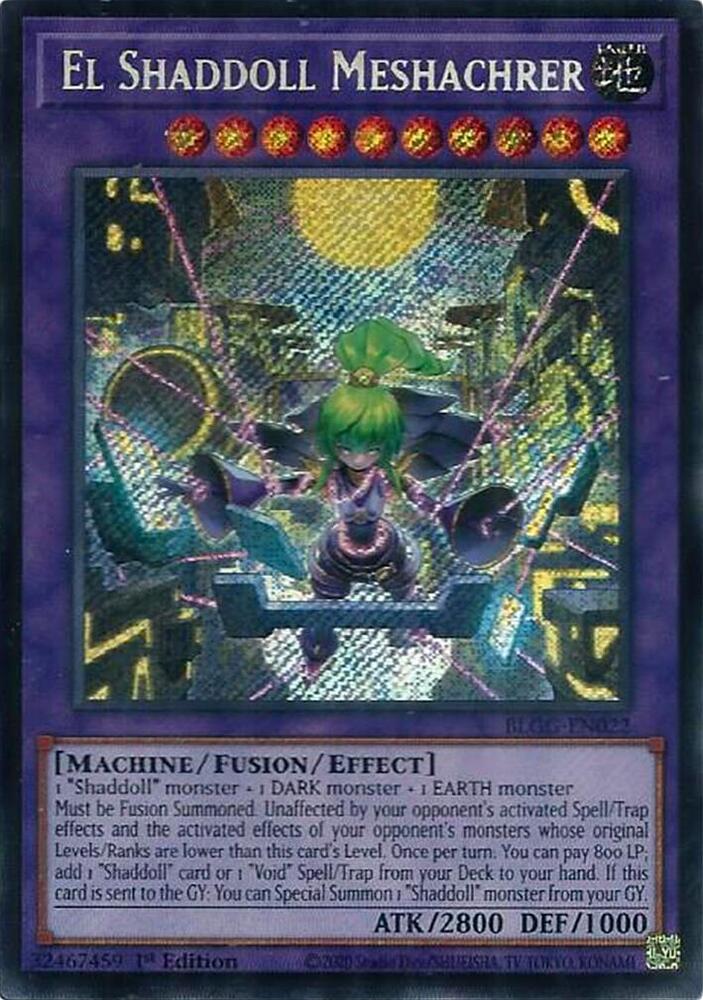 Yu-Gi-Oh! Meshachrer Marionnette de l&rsquo;Ombre El : SE BLGG-FR022