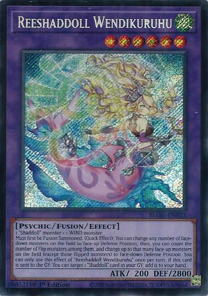 Yu-Gi-Oh! Wendikuruhu Marionnette de l&rsquo;Ombre Ree : SE BLGG-FR023