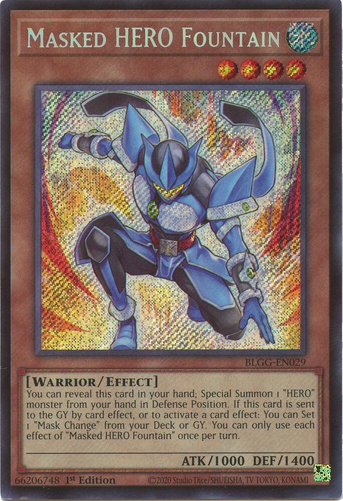 Yu-Gi-Oh! Fountain, HÉROS Masqué : SE BLGG-FR029