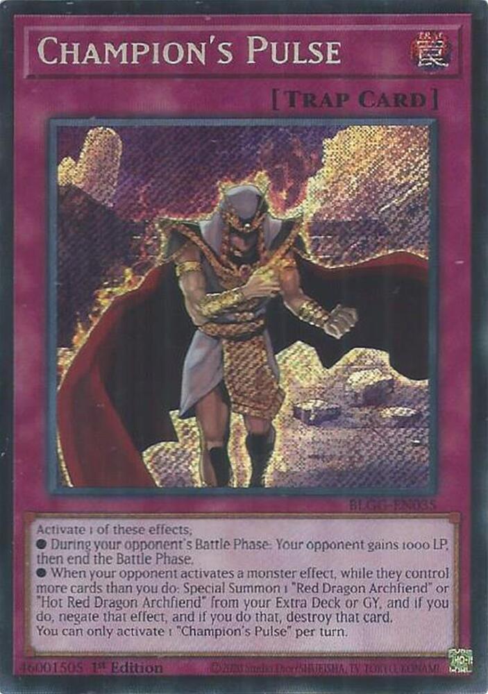 Yu-Gi-Oh! Pulsations de Champion : SE BLGG-FR035