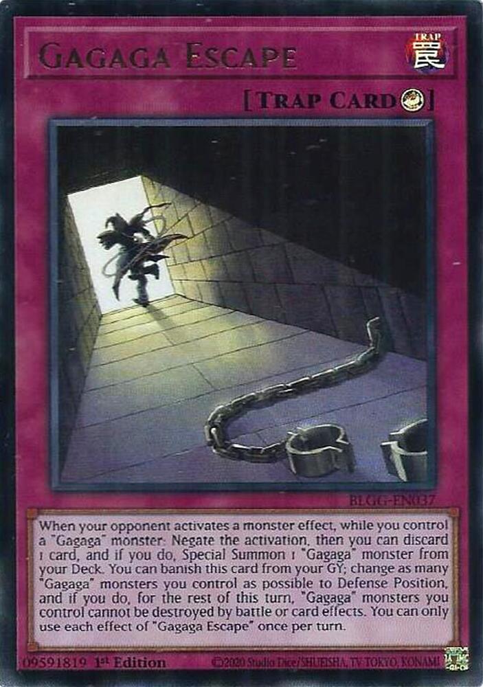 Yu-Gi-Oh! Évasion Gagaga : UR BLGG-FR037