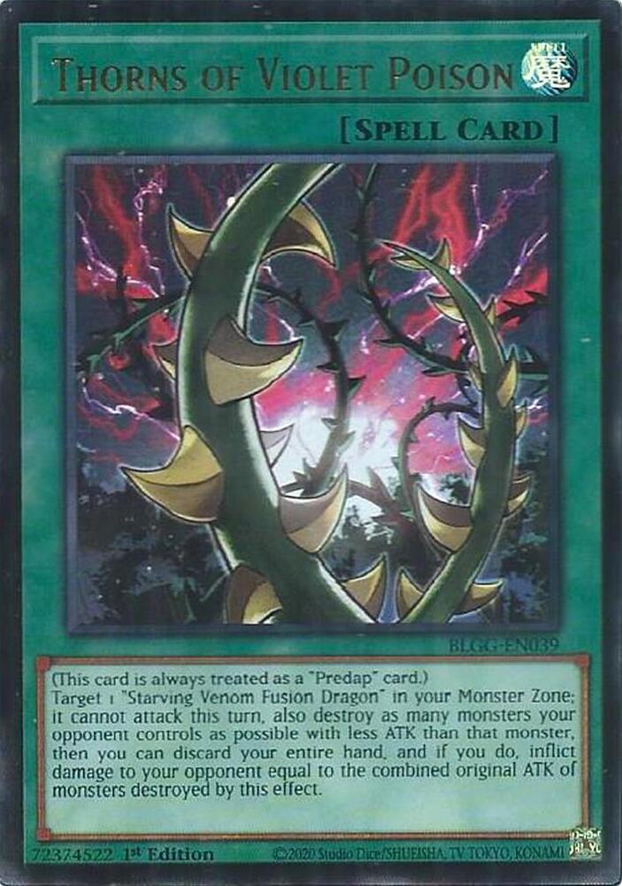 Yu-Gi-Oh! Épines de Poison Violet : UR BLGG-FR039