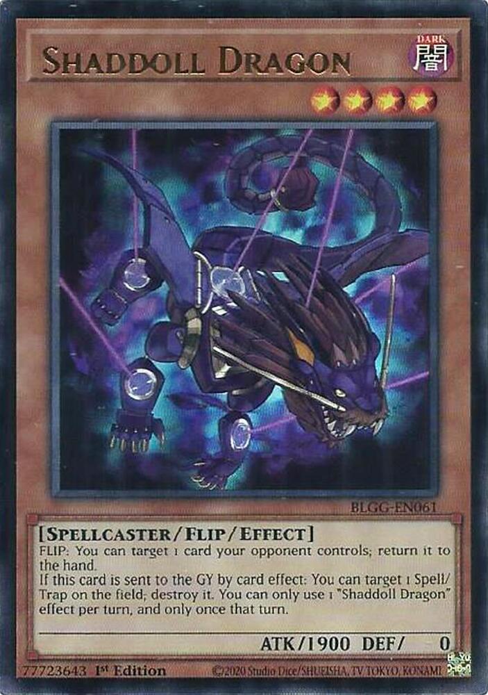 Yu-Gi-Oh! Dragon Marionnette de l&rsquo;Ombre : UR BLGG-FR061